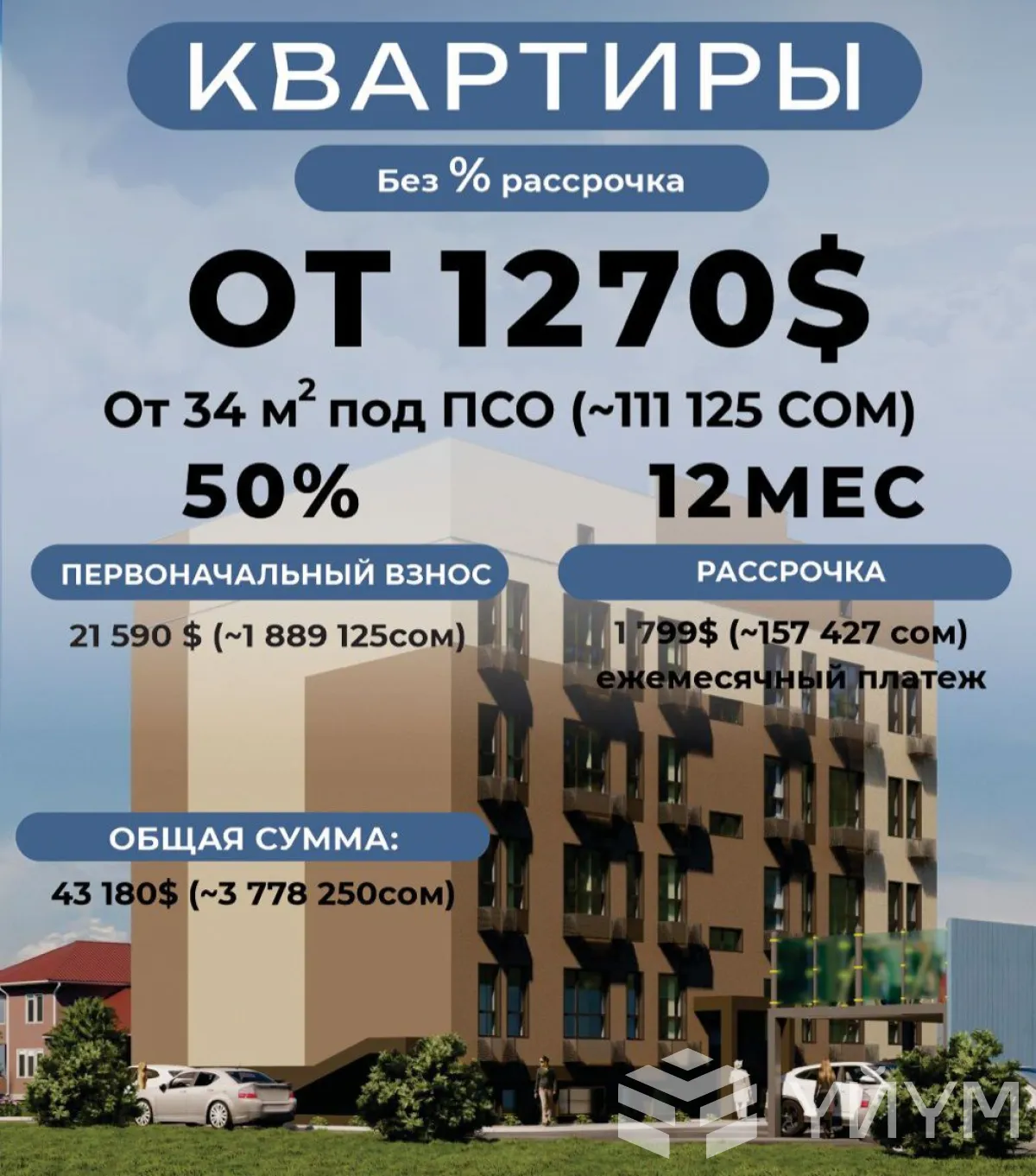 1-к. квартира, 33 м² — фото 4