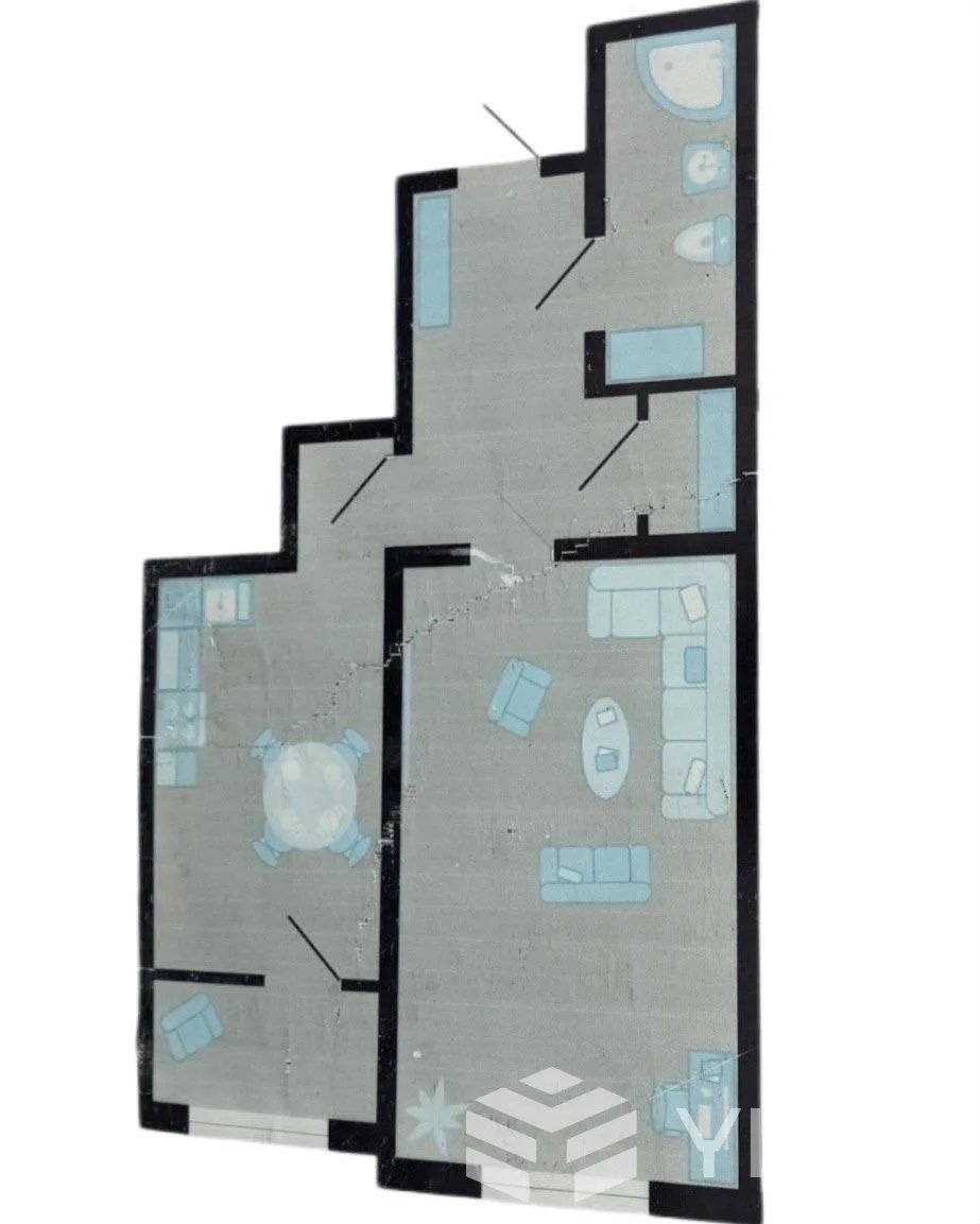 1-к. квартира, 52 м² — фото 3